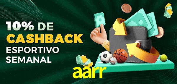10% de bônus de cashback na aarr